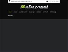 Tablet Screenshot of exowood.pl